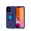 Mey İthalat®   iPhone 12 Mini Kılıf Range Yüzüklü Silikon - Mavi
