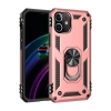 Mey İthalat®   iPhone 12 Mini Kılıf Sofya Yüzüklü Silikon Kapak - Rose