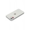 Mey İthalat®   iPhone 12 Mini Renkli Kamera Lens Koruma Cam - Pembe-Mavi