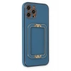 Mey İthalat®   iPhone 12 Pro Kılıf Coco Elit Kapak - Mavi