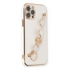 Mey İthalat®   iPhone 12 Pro Kılıf Esila Silikon - Beyaz
