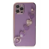 Mey İthalat®   iPhone 12 Pro Kılıf Esila Silikon - Mor