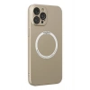 Mey İthalat®   iPhone 12 Pro Kılıf Jack Magneticsafe Lens Silikon - Gold