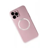 Mey İthalat®   iPhone 12 Pro Kılıf Jack Magneticsafe Lens Silikon - Rose Gold