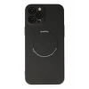 Mey İthalat®   iPhone 12 Pro Kılıf Jack Magneticsafe Lens Silikon - Siyah