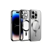 Mey İthalat®   iPhone 12 Pro Kılıf Kross Magneticsafe Kapak - Gümüş