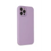 Mey İthalat®   iPhone 12 Pro Kılıf Lansman Glass Kapak - Lila