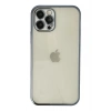 Mey İthalat®   iPhone 12 Pro Kılıf  Lensli Silikon - Lacivert