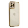 Mey İthalat®   iPhone 12 Pro Kılıf Liva Lens Silikon - Lila