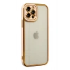 Mey İthalat®   iPhone 12 Pro Kılıf Liva Lens Silikon - Rose