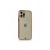 Mey İthalat®   iPhone 12 Pro Kılıf Liva Taşlı Silikon - Pembe