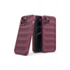 Mey İthalat®   iPhone 12 Pro Kılıf Optimum Silikon - Bordo