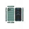 Mey İthalat®   iPhone 12 Pro Kılıf Optimum Silikon - Koyu Yeşil