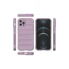 Mey İthalat®   iPhone 12 Pro Kılıf Optimum Silikon - Mor