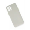 Mey İthalat®   iPhone 12 Pro Kılıf PP Ultra İnce Kapak - Beyaz