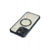 Mey İthalat®   iPhone 12 Pro Kılıf Prag Magneticsafe Kapak - Lacivert