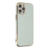 Mey İthalat®   iPhone 12 Pro Kılıf Volet Silikon - Açık Yeşil