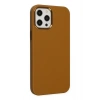 Mey İthalat®   iPhone 12 Pro Max Kılıf Asya Deri Silikon - Kahverengi