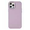 Mey İthalat®   iPhone 12 Pro Max Kılıf Asya Deri Silikon - Lila