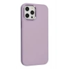 Mey İthalat®   iPhone 12 Pro Max Kılıf Asya Deri Silikon - Lila