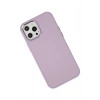 Mey İthalat®   iPhone 12 Pro Max Kılıf Asya Deri Silikon - Lila