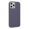 Mey İthalat®   iPhone 12 Pro Max Kılıf Asya Deri Silikon - Mor