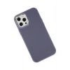 Mey İthalat®   iPhone 12 Pro Max Kılıf Asya Deri Silikon - Mor
