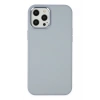 Mey İthalat®   iPhone 12 Pro Max Kılıf Asya Deri Silikon - Sierra Blue
