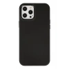 Mey İthalat®   iPhone 12 Pro Max Kılıf Asya Deri Silikon - Siyah