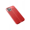 Mey İthalat®   iPhone 12 Pro Max Kılıf Auto Focus Kapak - Kırmızı