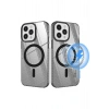 Mey İthalat®   iPhone 12 Pro Max Kılıf Beta Magneticsafe Silikon - Siyah