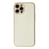Mey İthalat®   iPhone 12 Pro Max Kılıf Coco Karbon Silikon - Beyaz