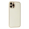 Mey İthalat®   iPhone 12 Pro Max Kılıf Coco Karbon Silikon - Beyaz