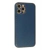 Mey İthalat®   iPhone 12 Pro Max Kılıf Coco Karbon Silikon - Mavi