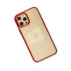 Mey İthalat®   iPhone 12 Pro Max Kılıf Element Silikon - Kırmızı