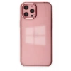 Mey İthalat®   iPhone 12 Pro Max Kılıf Element Silikon - Pembe