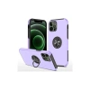 Mey İthalat®   iPhone 12 Pro Max Kılıf Elit Yüzüklü Kapak - Mor