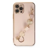 Mey İthalat®   iPhone 12 Pro Max Kılıf Esila Silikon - Pudra