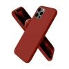 Mey İthalat®   iPhone 12 Pro Max Kılıf First Silikon - Bordo