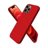 Mey İthalat®   iPhone 12 Pro Max Kılıf First Silikon - Koyu Kırmızı