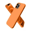 Mey İthalat®   iPhone 12 Pro Max Kılıf First Silikon - Turuncu