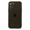 Mey İthalat®   iPhone 12 Pro Max Kılıf Fly Lens Silikon - Siyah