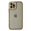 Mey İthalat®   iPhone 12 Pro Max Kılıf Liva Lens Silikon - Beyaz