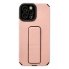 Mey İthalat®   iPhone 12 Pro Max Kılıf Mega Standlı Silikon - Pudra