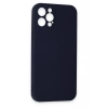 Mey İthalat®   iPhone 12 Pro Max Kılıf Nano içi Kadife Silikon - Lacivert