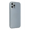 Mey İthalat®   iPhone 12 Pro Max Kılıf Nano içi Kadife Silikon - Sky Blue