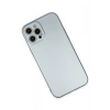 Mey İthalat®   iPhone 12 Pro Max Kılıf Nano içi Kadife Silikon - Sky Blue