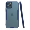 Mey İthalat®   iPhone 12 Pro Max Kılıf Platin Silikon - Lacivert