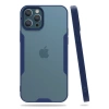 Mey İthalat®   iPhone 12 Pro Max Kılıf Platin Silikon - Lacivert