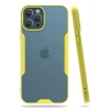 Mey İthalat®   iPhone 12 Pro Max Kılıf Platin Silikon - Sarı